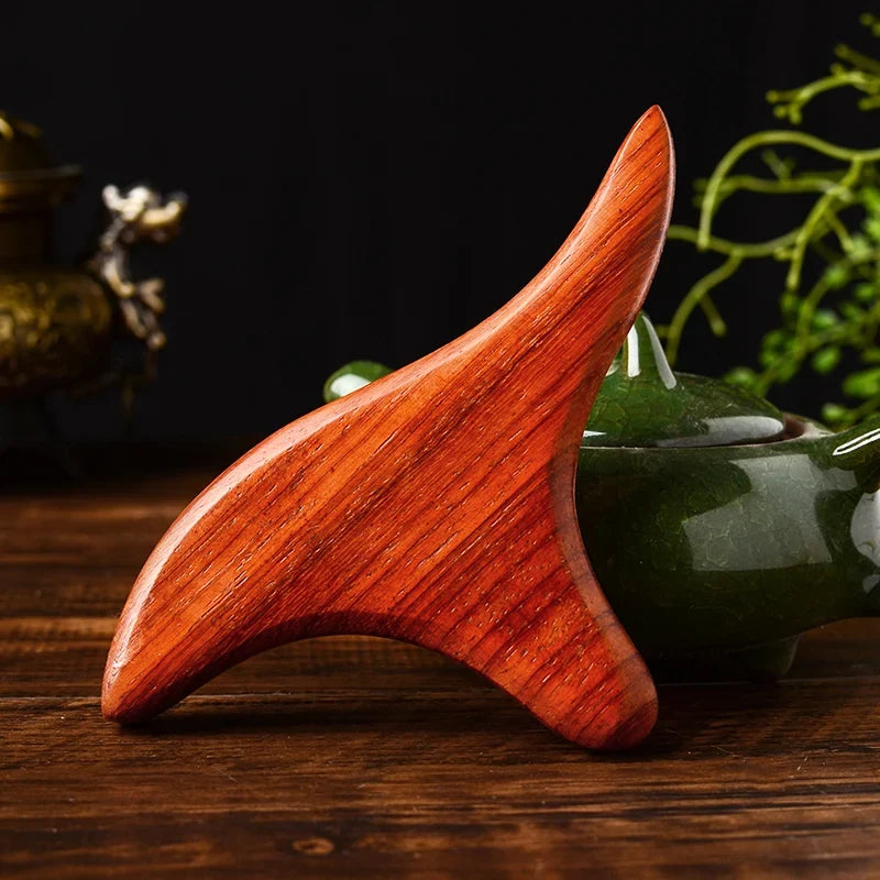 Portable Lightweight Wood Massage Tool Gua Sha for Lymphatic Facial Massage and Muscle Relief Scraping Body Tool for Relaxation