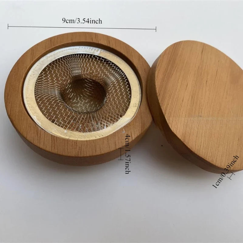 Wooden Smoker Kit for Whiskey Cocktails, Drinks, Kitchen Bar Accessories, and Home Brewing Essentials